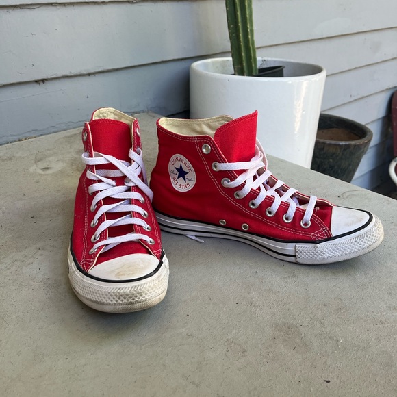 Converse Chuck Taylor All Star HI Sneaker - Red - Picture 2 of 6